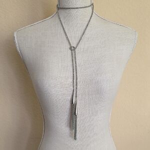 Park Lane Elegant Silver Necklace 52"